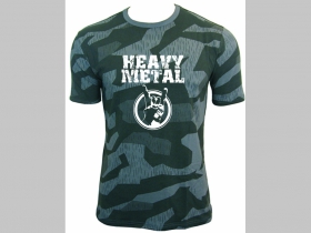 Heavy Metal   nočný maskáč-Nightcamo SPLINTER, pánske tričko 100%bavlna